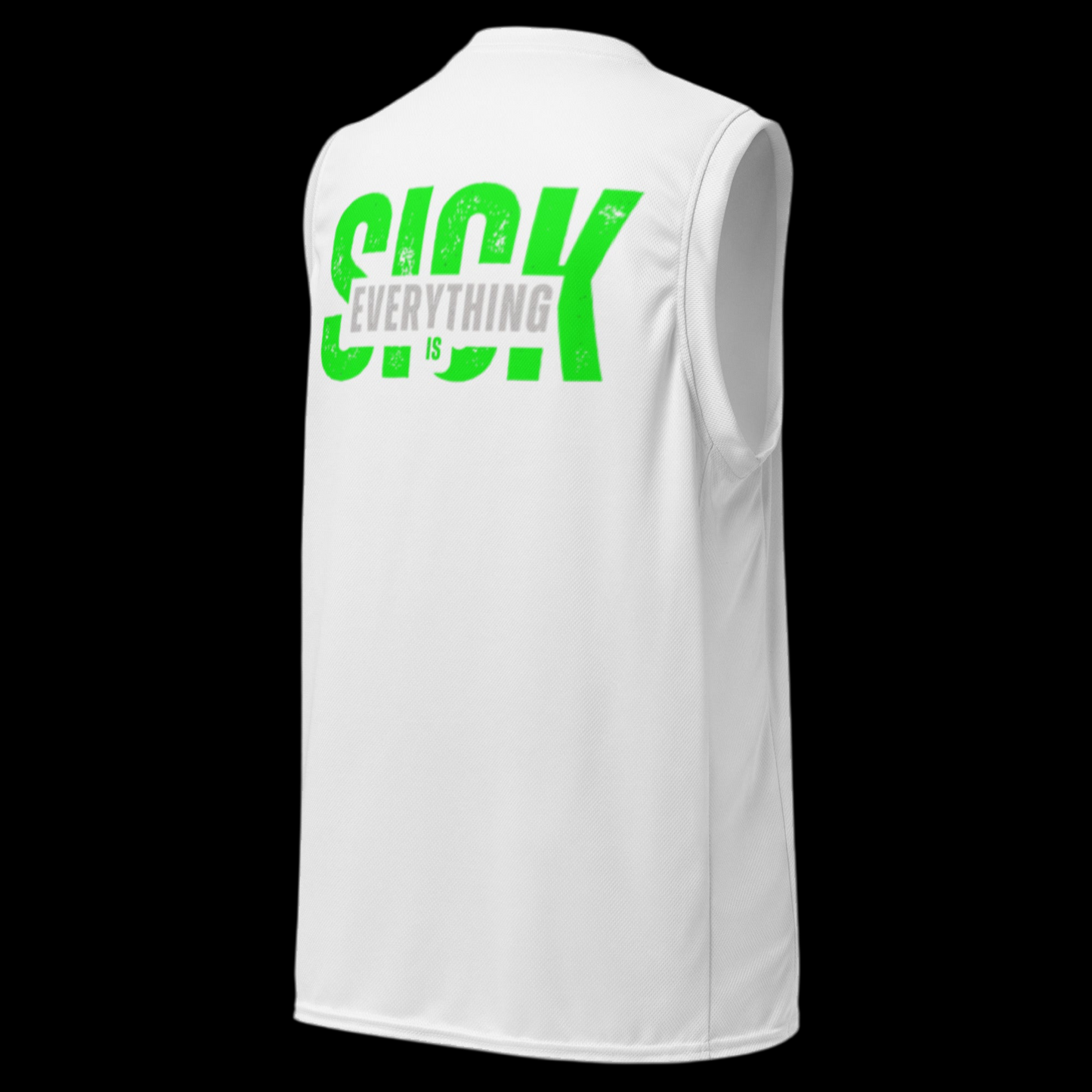 Recycled unisex basketball jersey