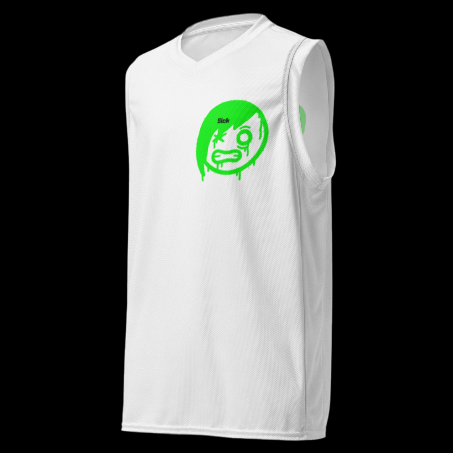 Recycled unisex basketball jersey