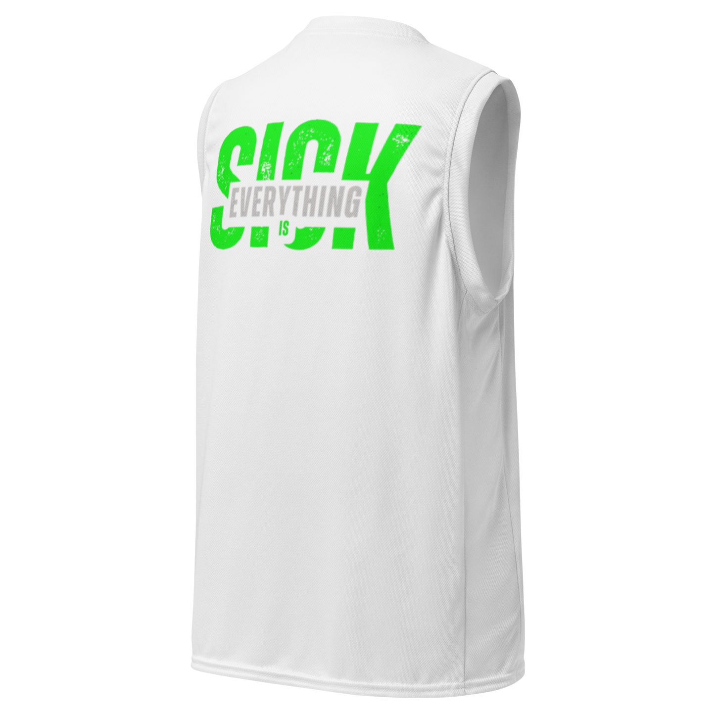everything is sick unisex basketball jersey