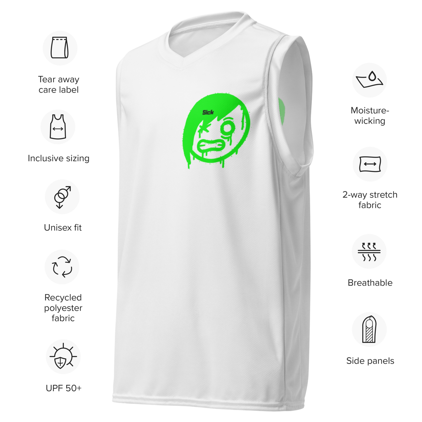 everything is sick unisex basketball jersey