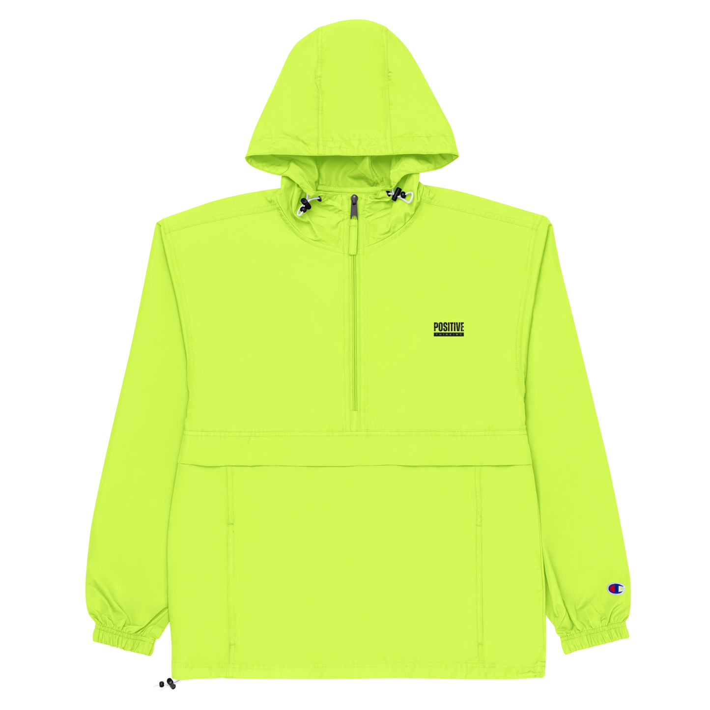 Embroidered positive thinking Champion Packable Jacket